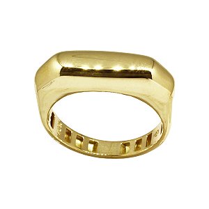 Anel Quadrado Bold Ouro 18k