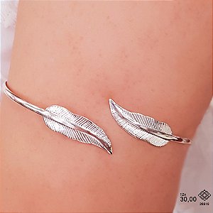 Bracelete Folhas Prata 925