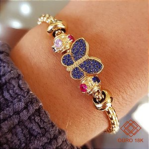 Pulseira Berloques Ouro 18k