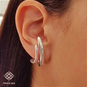 Brinco Ear Cuff em Prata 925