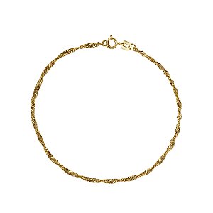Pulseira Singapura Ouro 18k