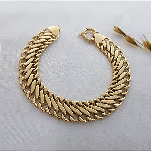 Pulseira Lacraia Ouro 18k