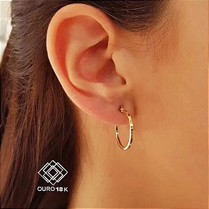 Brinco Argola Ouro 18k