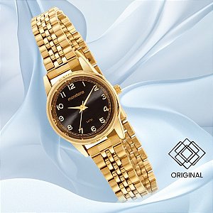 Relógio Mondaine Feminino Dourado