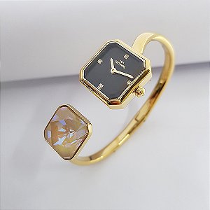 Relógio Bracelete Technos Feminino Crystal Dourado - 751aa/1p