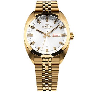 Relógio Technos Automático Masculino Dourado