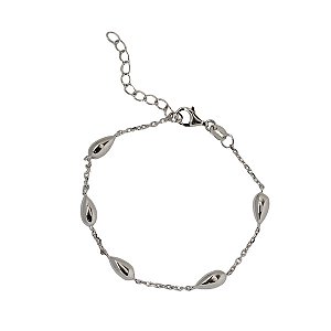 Pulseira Gotas Prata 925