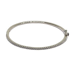 Bracelete Prata 925 Zircônias