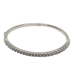 Bracelete Prata 925 Zircônias