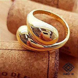Anel Bold Ouro 18k