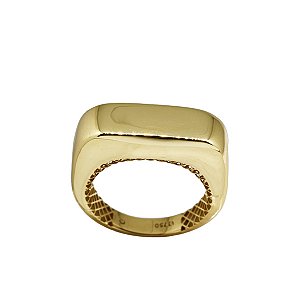 Anel Bold Quadrado Ouro 18k