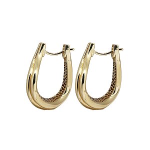 Brinco Argola Bold Ouro 18k
