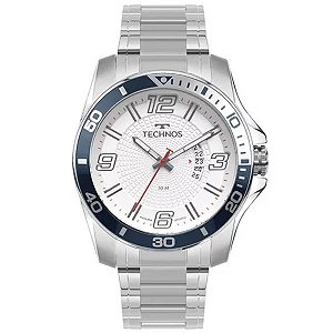 Relógio Technos Masculino Prata 2117lfq/1k
