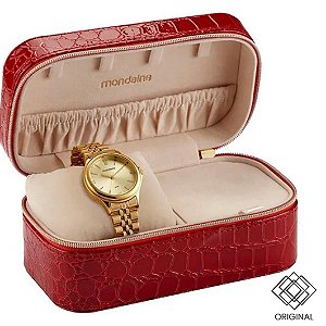 Relógio Mondaine Feminino Dourado