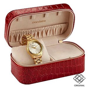 Relógio Mondaine Feminino Dourado