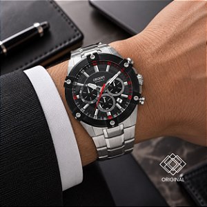 Relógio Orient Solartech Masculino Prata Mbssc278 G1sx