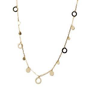 Gargantilha Gold Line Ouro 18k - Coleção Essenza