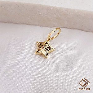 Pingente Estrela Ouro 18k