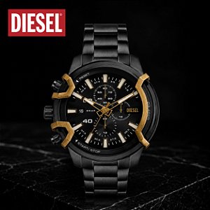 Relógio Diesel Masculino Grafite Dz4668b1 G1gx