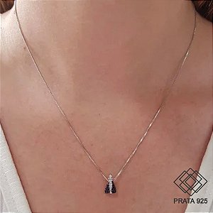 Gargantilha Nossa Senhora Aparecida Prata 925