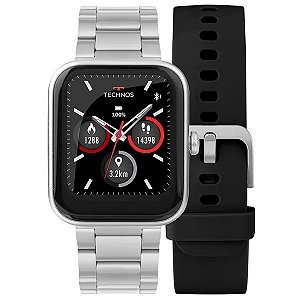 Smartwatch Technos Connect MAX Prata Tmaxam/8k