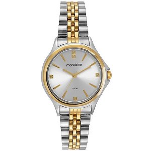 Relógio Mondaine Bicolor Feminino