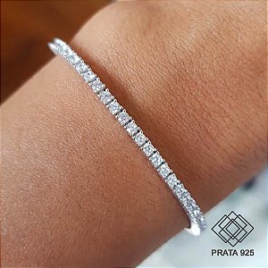 Pulseira Riviera Prata 925 Zircônia