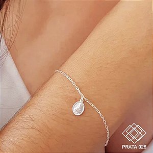 Pulseira Nossa Senhora Aparecida Prata 925