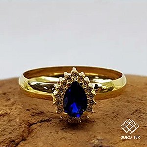 Anel Formatura Pedagogia Ouro 18k - Sem emblema