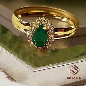 Anel Formatura Biomedicina Ouro 18k - Sem emblema