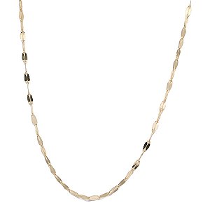 Cordão Malha Coffee Ouro 18k