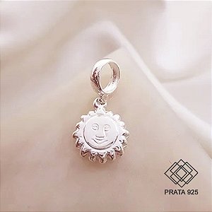 Pingente Berloque Sol Prata 925