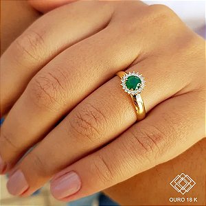 Anel Formatura Fisioterapia Ouro 18k Zircônia - Sem emblema