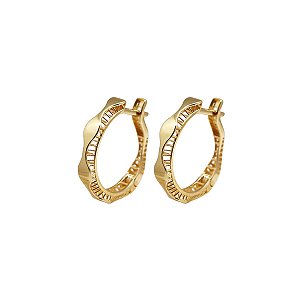 Brinco Argola Filigrana Ouro 18k