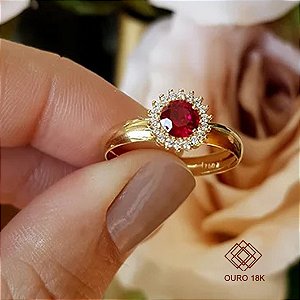 Anel Formatura Segurança do Trabalho Ouro 18k Zircônia - Sem emblema