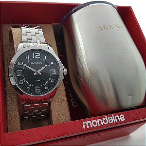 Kit Relógio Masculino Mondaine