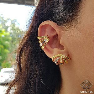 Piercing Encaixe Duality Ouro 18k