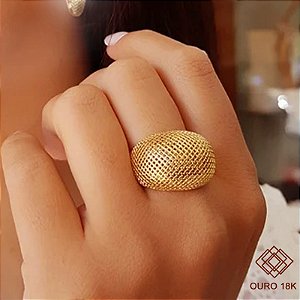 Anel Filigrana Ouro 18k