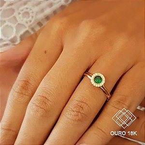 Anel Formatura Biomedicina Ouro 18k - Sem emblema