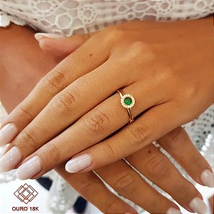 Anel Formatura Magistério Ouro 18k - Sem emblema