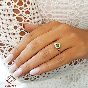 Anel Formatura Zootecnia Ouro 18k - Sem emblema