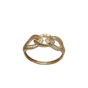 Anel Filigrana Corrente Ouro 18k