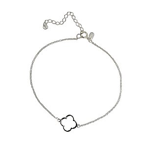 Pulseira Trevo Quatro Folhas Prata 925