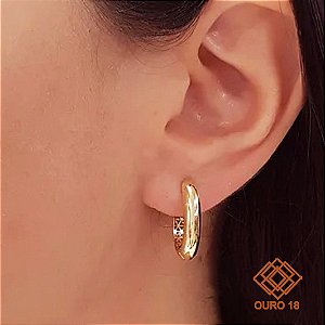 Brinco Argola Bold Ouro 18k