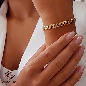 Pulseira Elos Groumet Ouro 18k