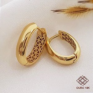 Brinco Argola Bold Ouro 18k