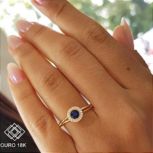 Anel Formatura Engenharia Química Ouro 18k - Sem emblema