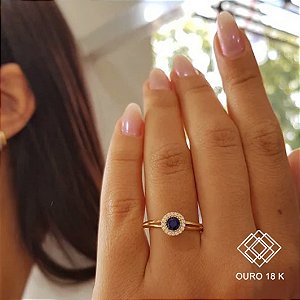 Anel Formatura Marketing Ouro 18k - Sem emblema