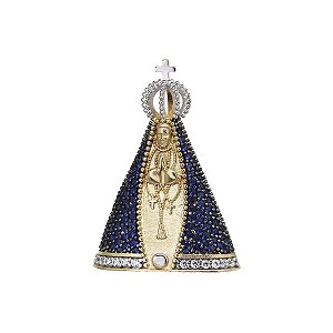 Pingente Nossa Senhora da Aparecida Ouro 18k