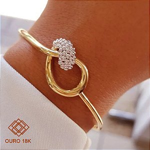 Bracelete Laço Ouro 18k